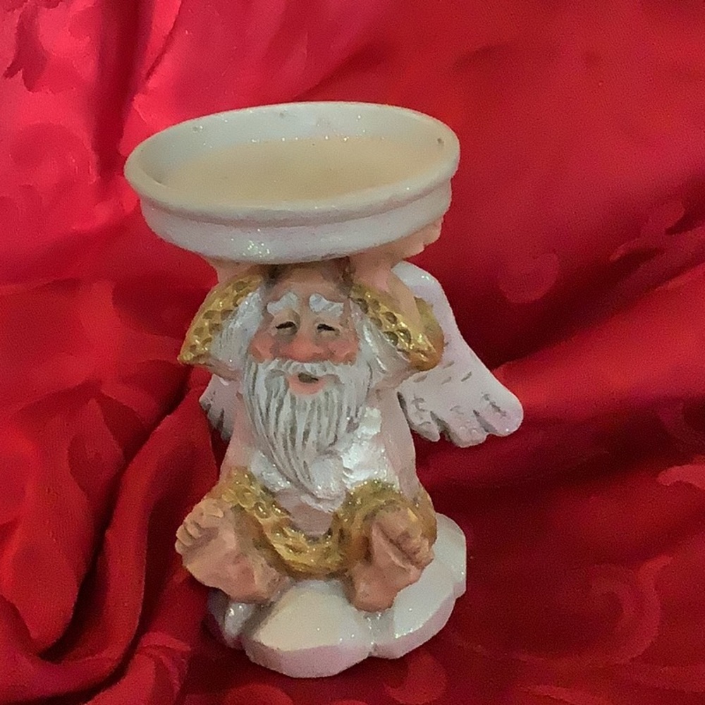 David Frykman - 1996 - All That Glitters - pillar candle holder - 5 1/2” tall